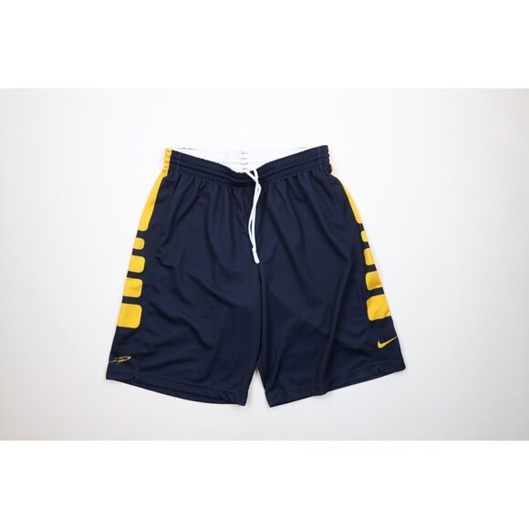 Nike Mens Size Large Team Issued University of Toledo Basketball Shorts Blue